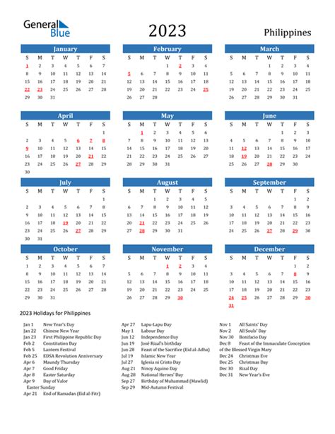 may 2023 calendar philippines